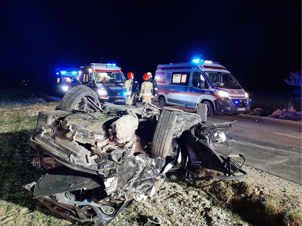 Tragedia Pod Nowym Dworem Mazowieckim. 21-latka straciła życie w wypadku