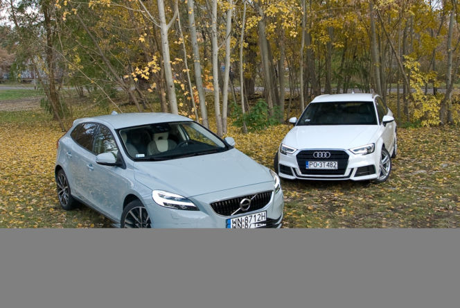 Audi A3 Sportback 1.4 TFSI vs. Volvo V40 T4