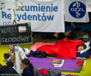 Protest lekarzy rezydentów