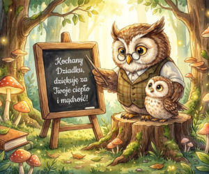 Kartka z życzeniami na Dzień Dziadka 2026