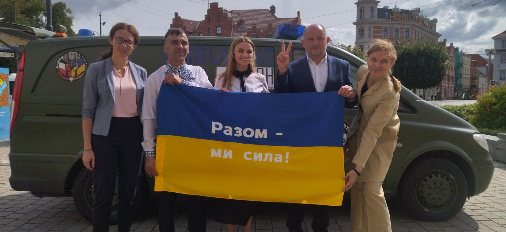 Bydgoska karetka przekazana Ukrainie