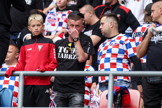 Górnik Zabrze - Lech Poznań: Zdjęcia kibiców i zawodników z meczu 8. kolejki PKO BP Ekstraklasy