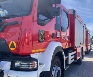 Ewakuacja szkoły w Luszowicach. Budynek musiało opuścić 265 osób