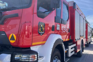 Ewakuacja szkoły w Luszowicach. Budynek musiało opuścić 265 osób