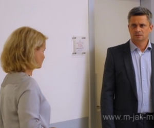 M jak miłość odc. 1030. Wiktor Żak (Piotr Grabowski), Marta (Dominika Ostałowska)