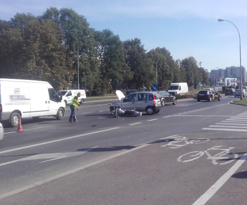 Wypadek przy Millenium Hall w Rzeszowie