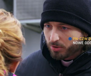 Na Wspólnej odc. 3277. ksiądz Olek (Jan Hussakowski), Anastazja (Karolina Bacia)