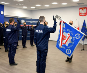 Podlaskie. Uroczyste ślubowanie 21 nowych policjantów
