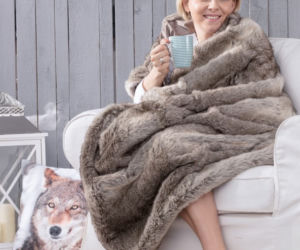 Salon w stylu hygge 