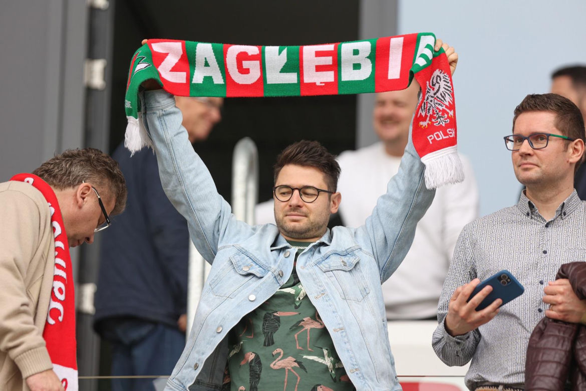 Kibice podczas meczu Zagłębie Sosnowiec – GKS Katowice 