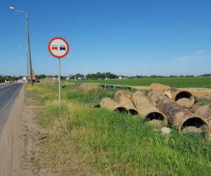 Budowa ronda u zbiegu ul. Szybowników z Działkową