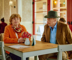 Na Wspólnej odc. 4247. Krystyna Agier (Małgorzata Knothe), Juliusz (Daniel Olbrychski)