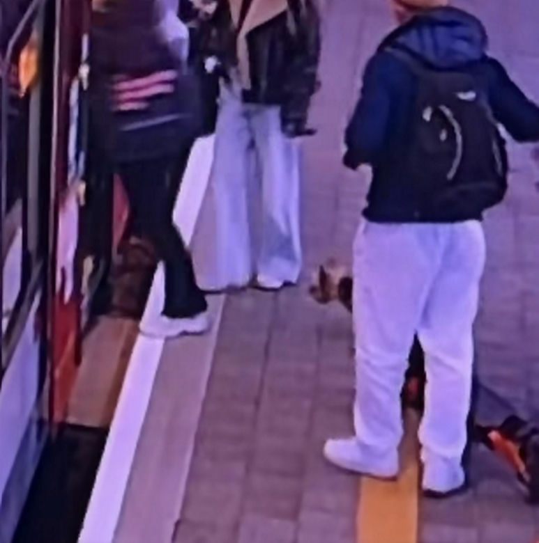 Sam wsiadł do pociągu i pojechał na gapę. Przechadzał się po wagonie i odwiedzał pasażerów