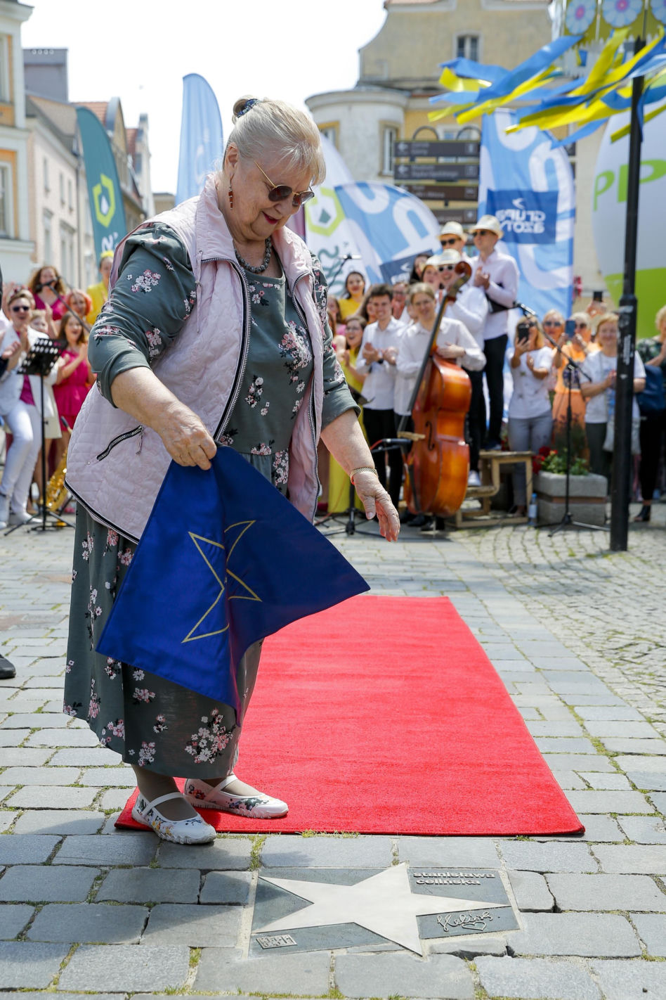 Stanisława Celińska z rodziną