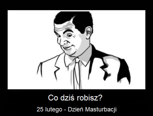 Dzien Masturbacji mem
