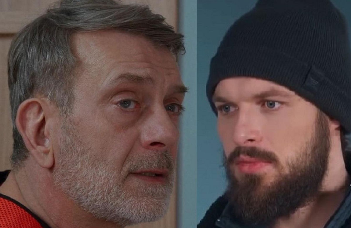 Na sygnale. Wiktor (Wojciech Kuliński), Romek (Izydor Łobacz)