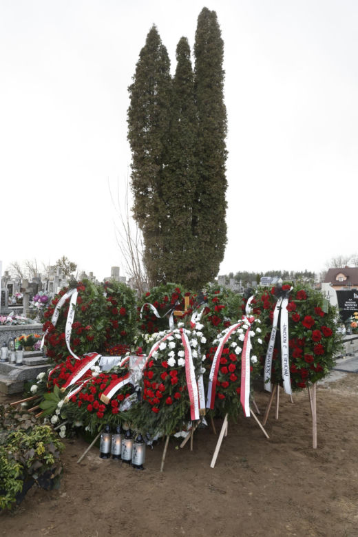 Pogrzeb fotoreportera Adama Chełstowskiego