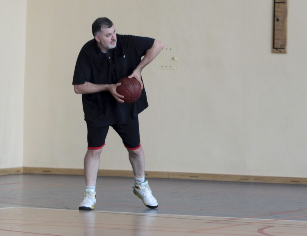 Artur Dziambor walczy na parkiecie