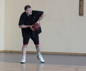 Artur Dziambor walczy na parkiecie