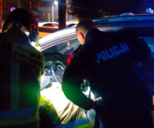 Myślała, że ratuje psa przed mrozem. Futrzasty pasażer zaskoczył policjantów. W ciemności nietrudno o pomyłkę!