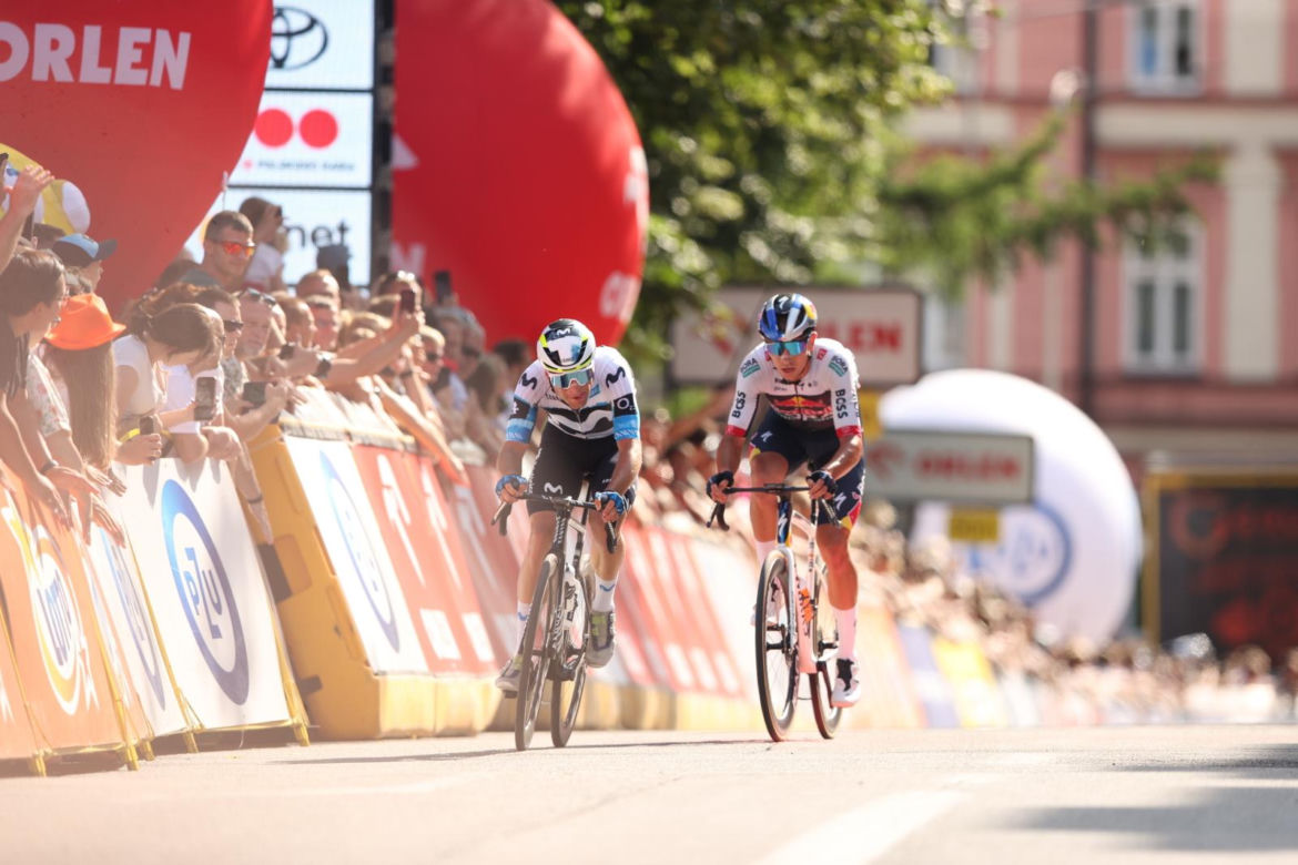 Finał IV etapu Tour de Pologne w Cieszynie. Mieszkańcy kibicowali kolarzom