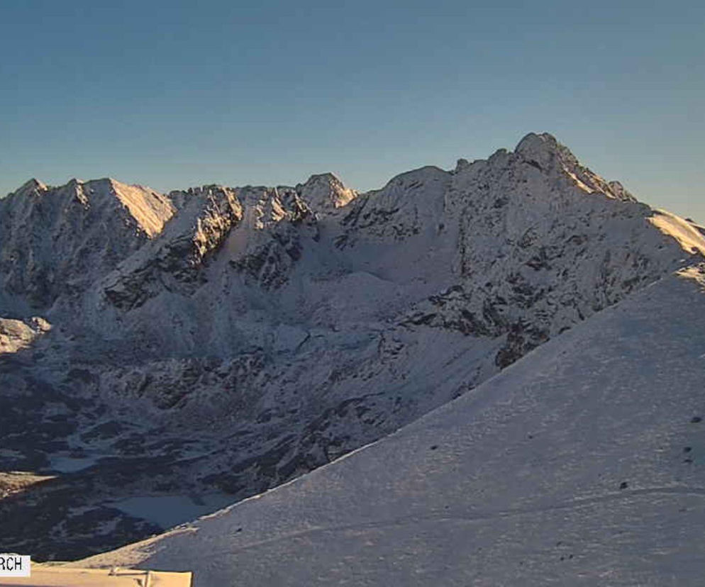 Tatry skąpane w śniegu