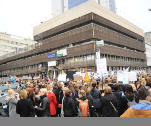 CZARNY PROTEST W WARSZAWIE.