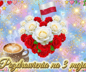 kartka na dzień dobry 3 maja