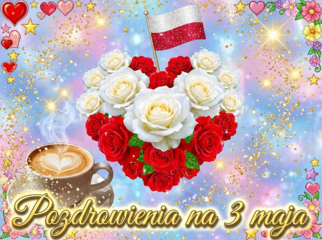 kartka na dzień dobry 3 maja