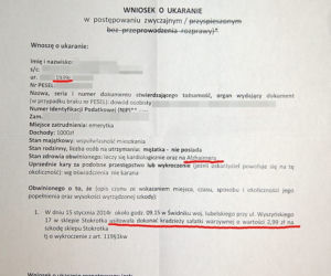 Chora na alzheimera ukradła sałatkę