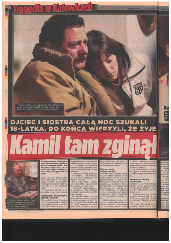 Katastrofa hali MTK w Katowicach. Materiały archiwalne