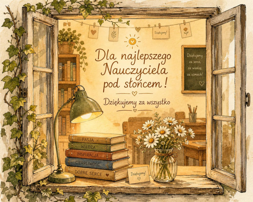 Kartka na Dzień Edukacji Narodowej