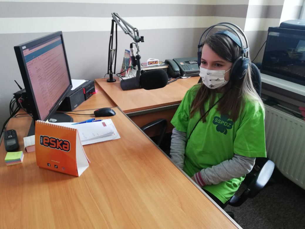 Szczecineckie "Koniczynki" odwiedziły Radio ESKA