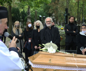 Pogrzeb matki Andrzeja Seweryna
