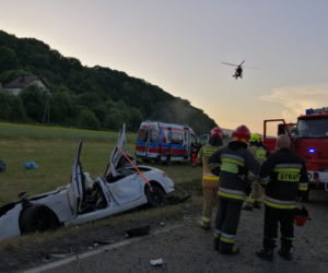 Wypadek w Olszynach