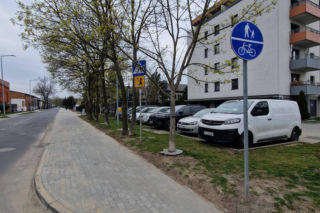 Ścieżka rowerowa od Ronda Antoniny