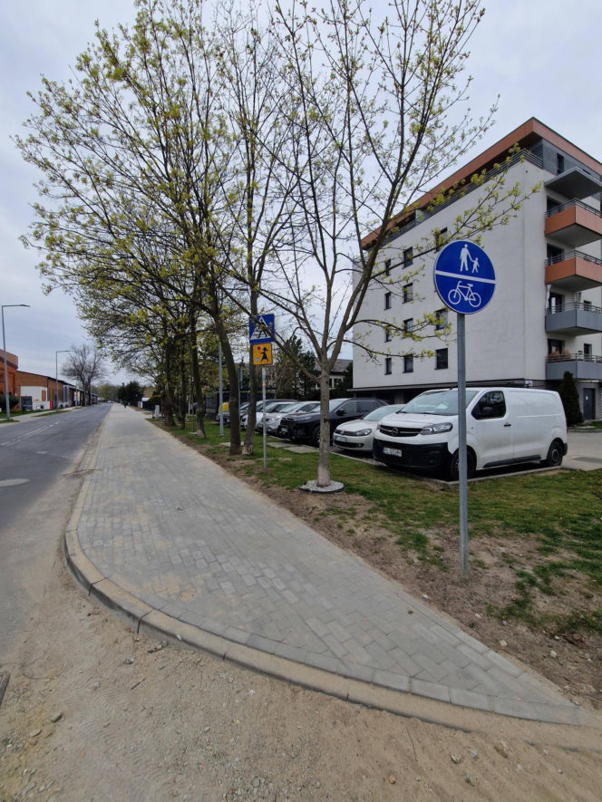 Ścieżka rowerowa od Ronda Antoniny