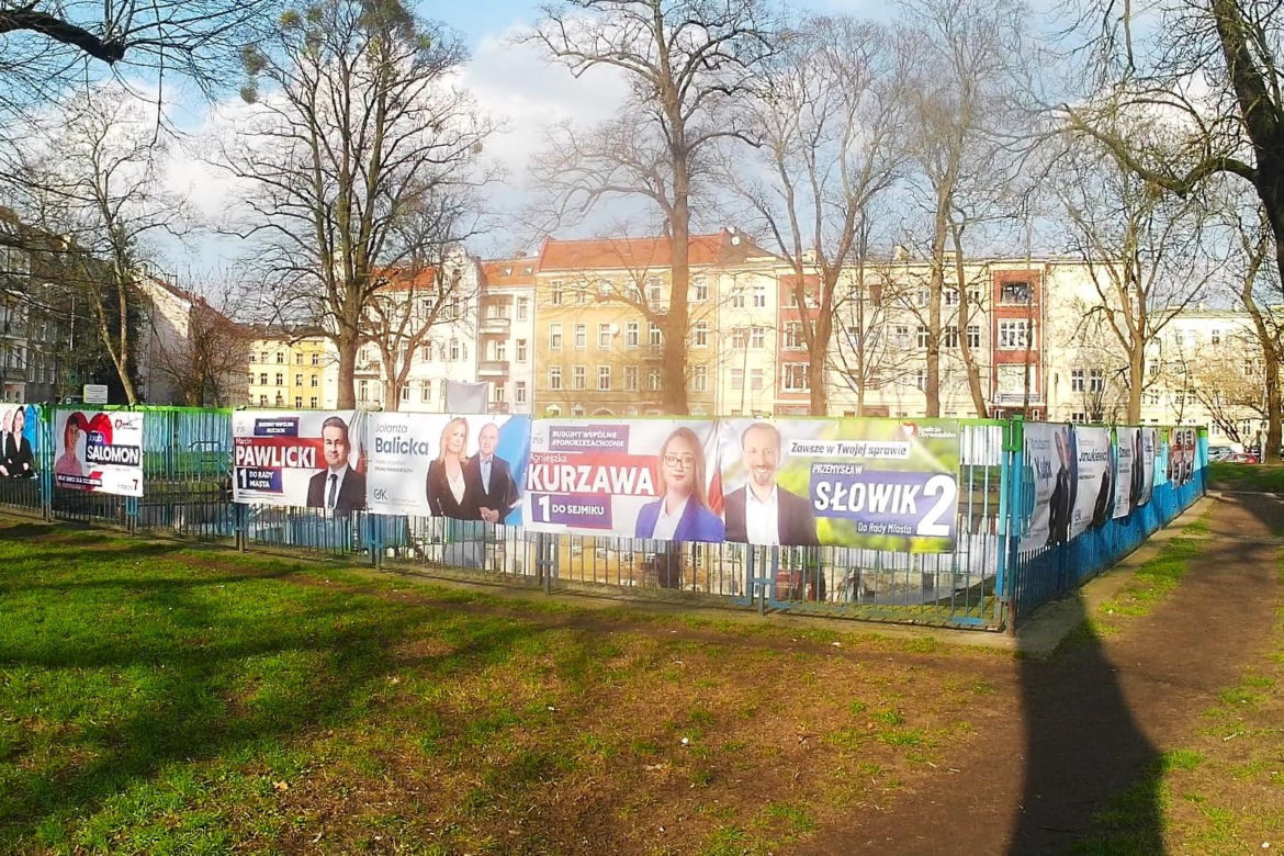 Przedwyborcza "baneroza" w Szczecinie