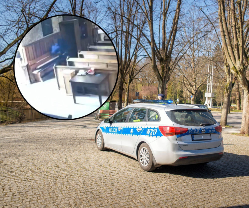 Skusiły go kościelne datki. Przed policją schował się pod folią na truskawki