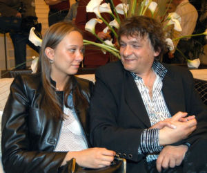 Piotr Tymochowicz z żoną Marzeną