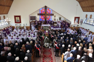 Pogrzeb księdza Stanisława w Grzęsce