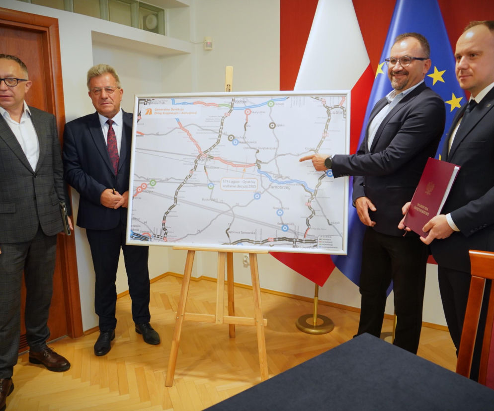Zielone światło dla budowy drogi S74 Łagów - Opatów