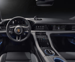 Wnętrze nowego Porsche Taycan