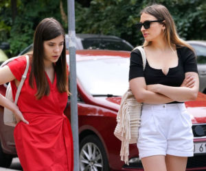 Barwy szczęścia, odcinek 2540: Klara (Olga Jankowska), Agata (Natalia Zambrzycka)