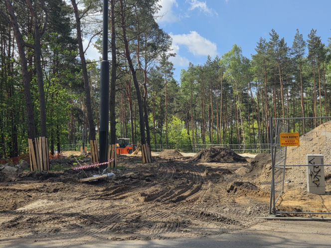 Przebudowa pętli tramwajowej w Lesie Gdańskim w Bydgoszczy. Byliśmy na placu budowy!