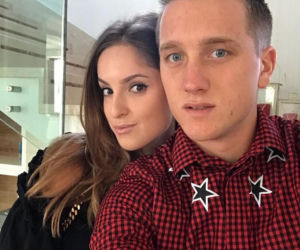 Piotr Zieliński, Laura Słowiak, dziewczyna