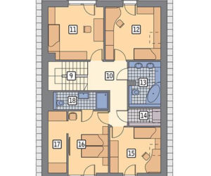 Master bedroom na poddaszu