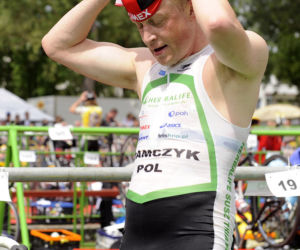 Karolak, Adamczyk,Topa i Grass w triathlonie