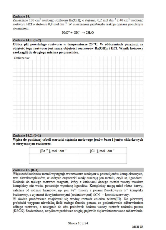 Matura 2020: Odpowiedzi. Chemia - poziom rozszerzony [ARKUSZ]