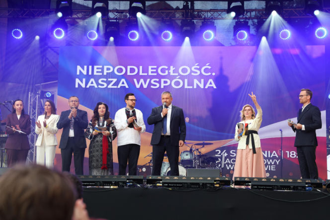 35 lat niepodległej Ukrainy. Obchody na Placu Zamkowym w Warszawie